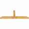 Ekena Millwork Portland Rough Sawn Timber Gable Bracket, Western Red Cedar, 96"W x 36"H x 6"D x 6"F, 9/12 Pitch GBW096X36X0606POR00RWR - alternate 3